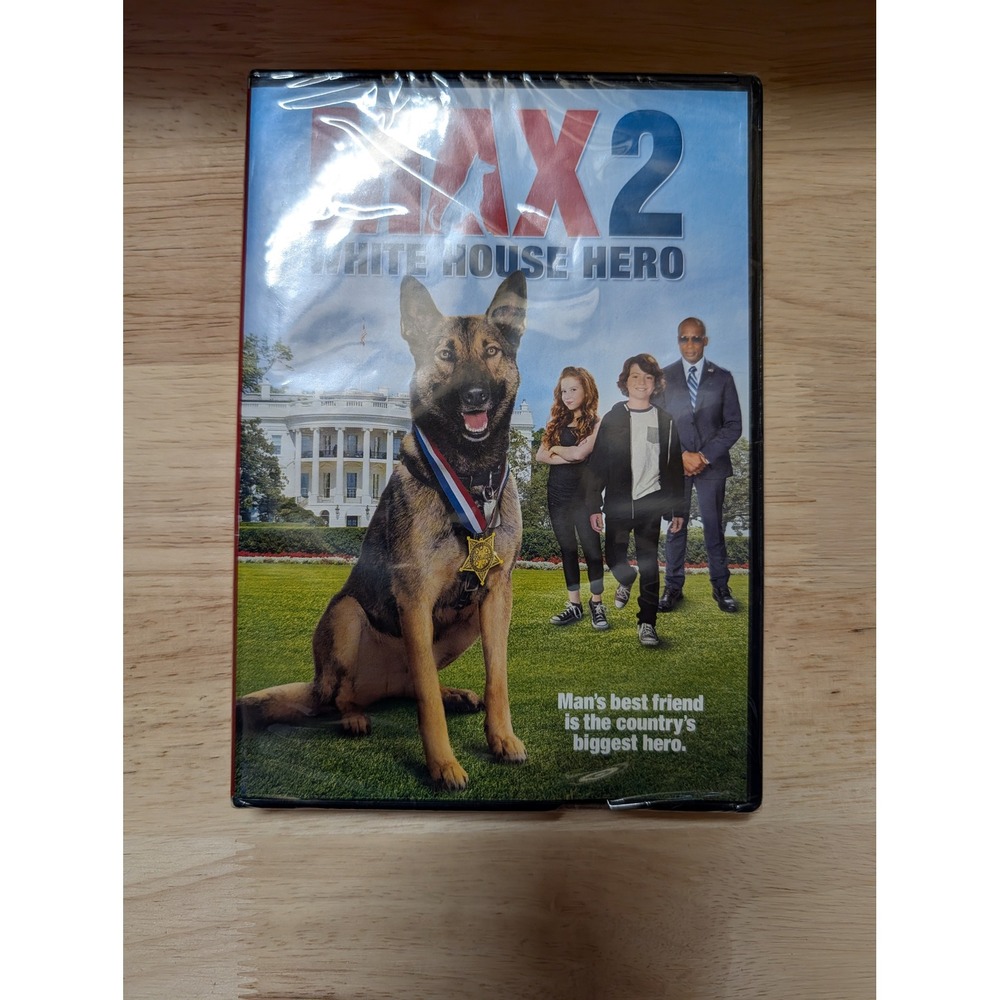 Warner Bros Max & Max 2 White House Hero DVD Movie Set PG Kids Family Adventure